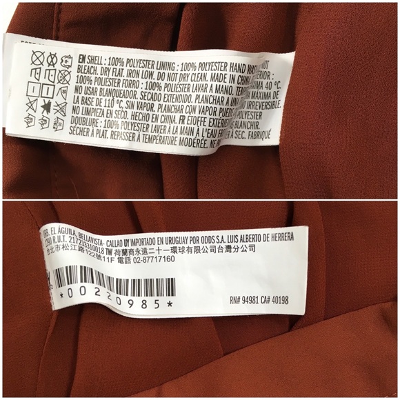 Forever 21 | Burnt Orange Pleated Skater Skirt - Picture 4 of 4